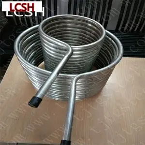 ASTM 304 stainless steel tube for Beer cooling coil  heat exchange coil stainless steel elbow Tube