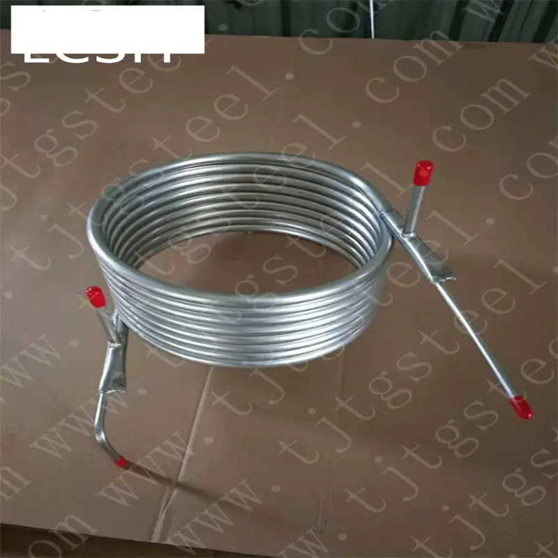 ASTM 304 stainless steel tube for Beer cooling coil  heat exchange coil stainless steel elbow Tube Featured Image