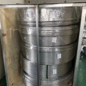 Alloy 825 stainless Steel coiled tube