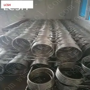 ASTM 304 stainless steel tube for Beer cooling coil  heat exchange coil stainless steel elbow Tube